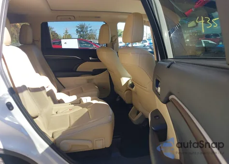 2016 Toyota Highlander Limited Platinum V6 from USA, damaged, VIN 5TDDKRFH2GS326855